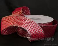 Taśma ozdobna metalizowana 38mm / pt999/