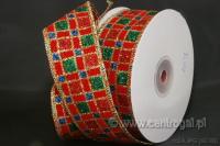 Taśma ozdobna metalizowana 38mm / r024/